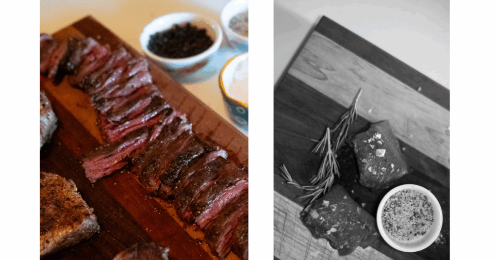 Small business branding photography with cattle ranchers promoting local beef production